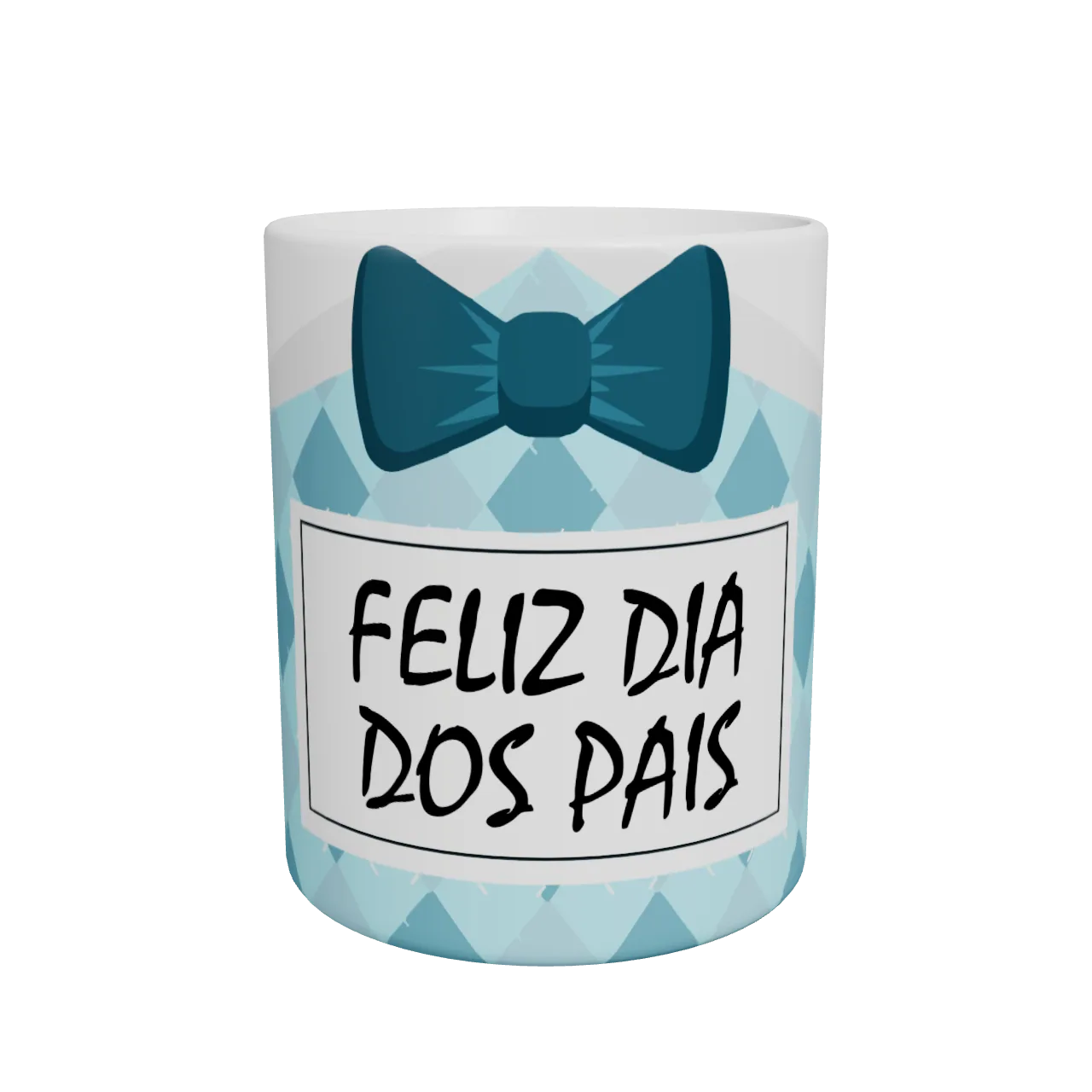 Caneca Feliz Dia dos Pais · Clássica · Frente da caneca